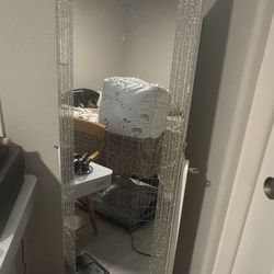 Standing Jewelry Box With Mirror 