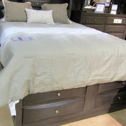 Queen Storage Bed 3 colors NEW 50.00 down!