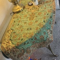 Persian Style Rug Dining Table, Coffe Table Runner With 5 Pieces 