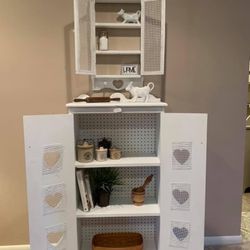 Primitive Jelly Cabinet and Spice Rack