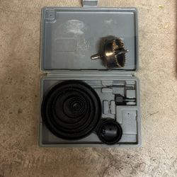 Carbon Steel Hole Saw Set, 13 Pc. Kit