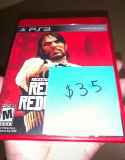 PlayStation 3 video game ps3 red dead redemption For Sale