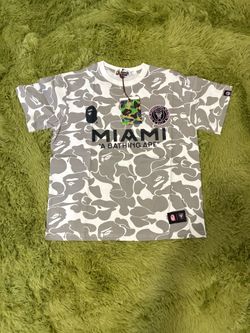 Grey white Miami Bape