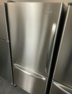 Kenmore Bottom Freezer Fridge Stainless Steel