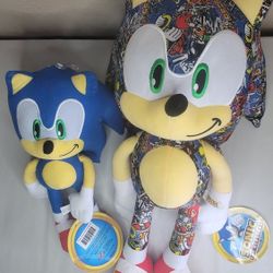 12-18" Sonic Plushie (Graphiti) And Normal