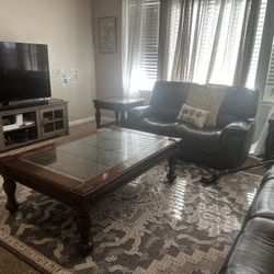 Coffee Table And Side Tables 