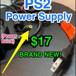 🎮 NEW PS2 Power Supply / AC Adapter (Power Brick) $17 🎮