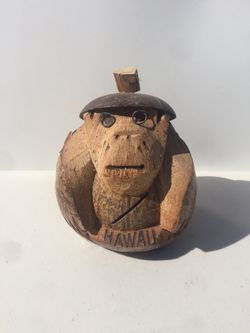 Hawaii Coconut Monkey Decorative