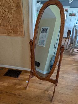 Stand up full length mirror