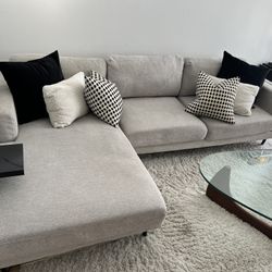 Grey Sectional Couch