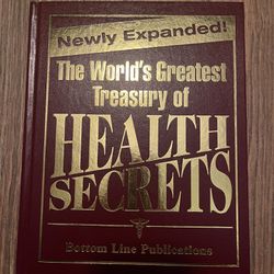 Book.  The World's Greatest Treasury of Health Secrets 