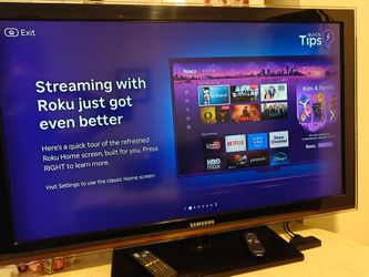 Samsung TV and Roku
