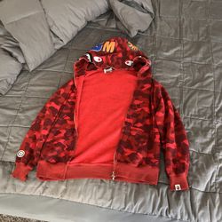 Red Bape Hoodie 