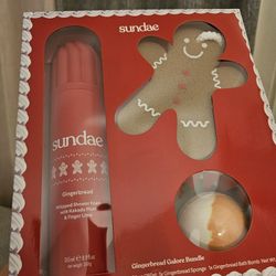 Gingerbread Shower Foam Set