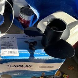 Propeller for Outboard (New) - Solas Amita 3 aluminum 9 1/4 by 7 pitch