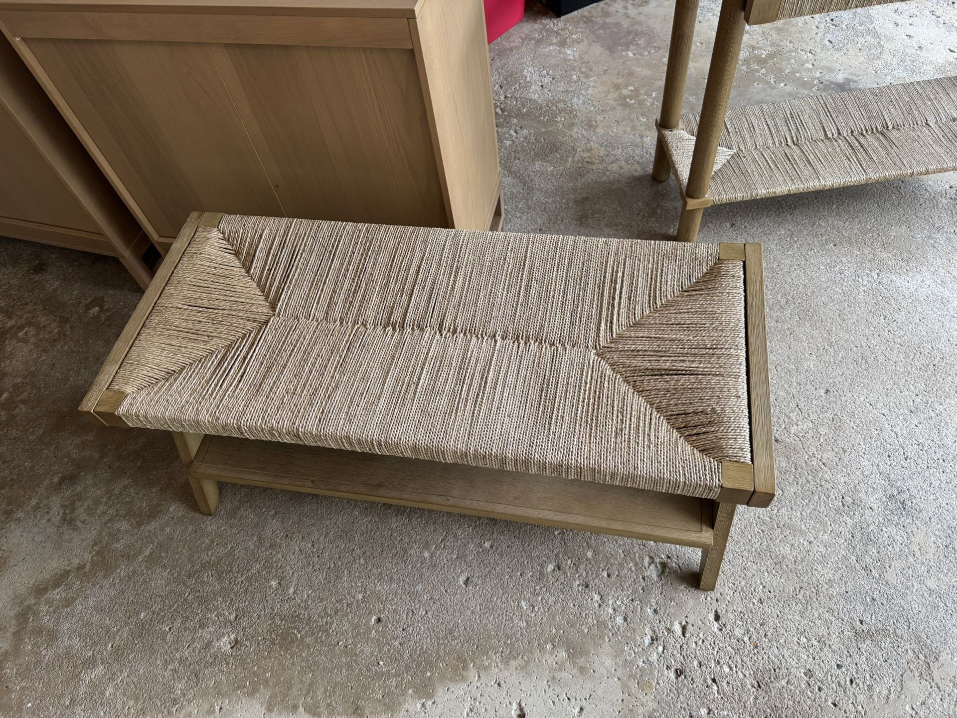 Entryway Bench with the Shelf