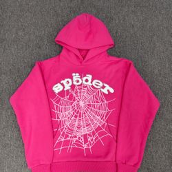 Pink spider hoodie 