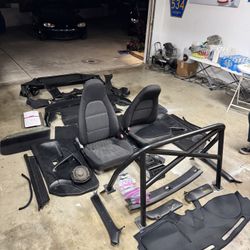 NB Miata interior + Bolt in Half Cage (MUST TAKE ALL)