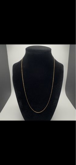 14k Diamond Cut Singapore Chain
