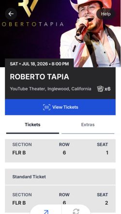 Roberto Tapia Saturday July 18th