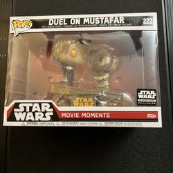 Battle Of Mustafar Pop! Funko Movie Moments 222 RARE