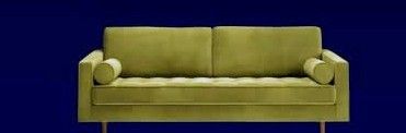 GEO 84" VELVET SOFA FROM ALL MODERN