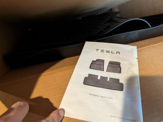 2020 to 2024 Tesla Model Y Rubber Floor Mats (Front and Rear)