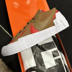 DS Nike Blazer Low Sacai size 8.5 Brand New 100% Authentic