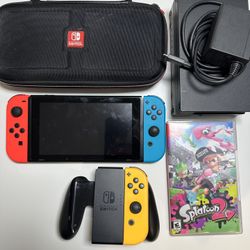 Nintendo Switch Bundle Splatoon 2 + Extra Joycon