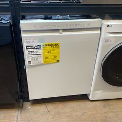 Front control dishwasher white color, LG