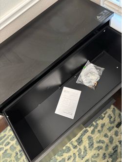 Black Filing Cabinet