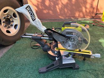RYOBI 15 Amp 10 in. Corded Sliding Compound Miter Saw with LED Cutline Indicator