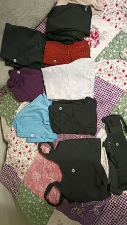 Lululemon long sleeves and leggings, alo leggings