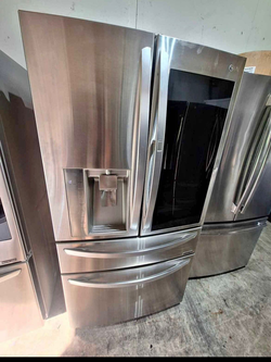 LG Door‑in‑Door French Door w/ Dual Freezer Drawers – Clean, Ready