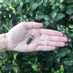 Green Pendant W/ Sterling Silver Chain