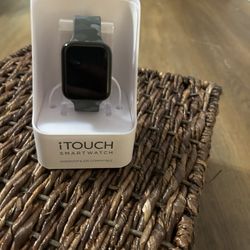 iTouch Smart Watch With Blue Camp Bands