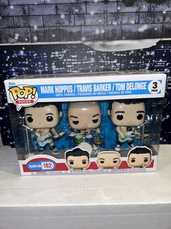 Funko Pop! Blink 182 Mark Hoppus / Travis Barker / Tom Delonge - 3 Pack