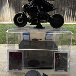 The Batman + Batcycle + Display Case