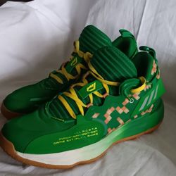 adidas Dame 7 EXTPLY Team Green Basketball Shoes - H69011 - Men's Size: 10