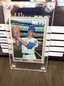 Nolan Ryan Willie Mays Johnny Bench 1970 Topps Baseball Cards