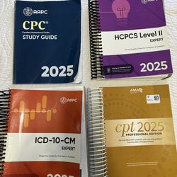 CPC Exam Book Bundle AMA CPT, ICD-10-CM, HCPCS Level II