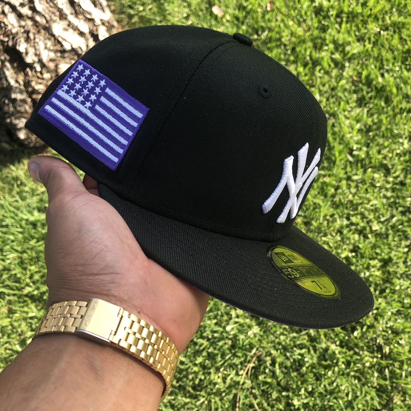 HAT CLUB NEW YORK YANKEE ASAP ROCKY AUX PACK EXCLUSIVE ! 7 1/4 for Sale in  Rialto, CA - OfferUp