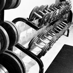 Commercial Old School Dumbbell Set With Rack