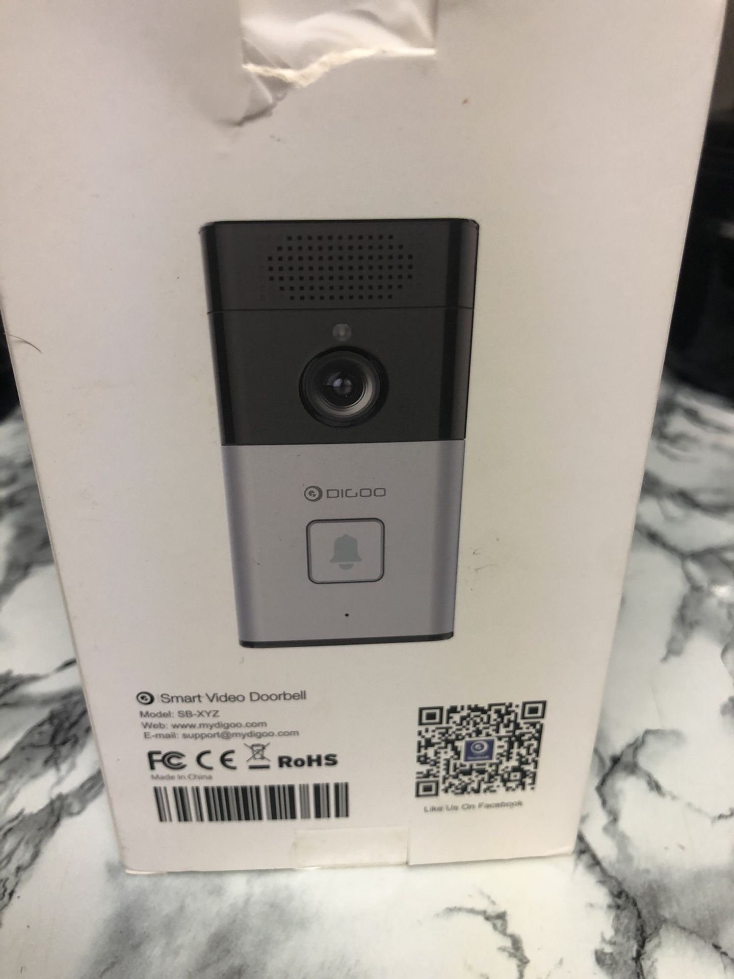 Smart Video Doorbell Camera.