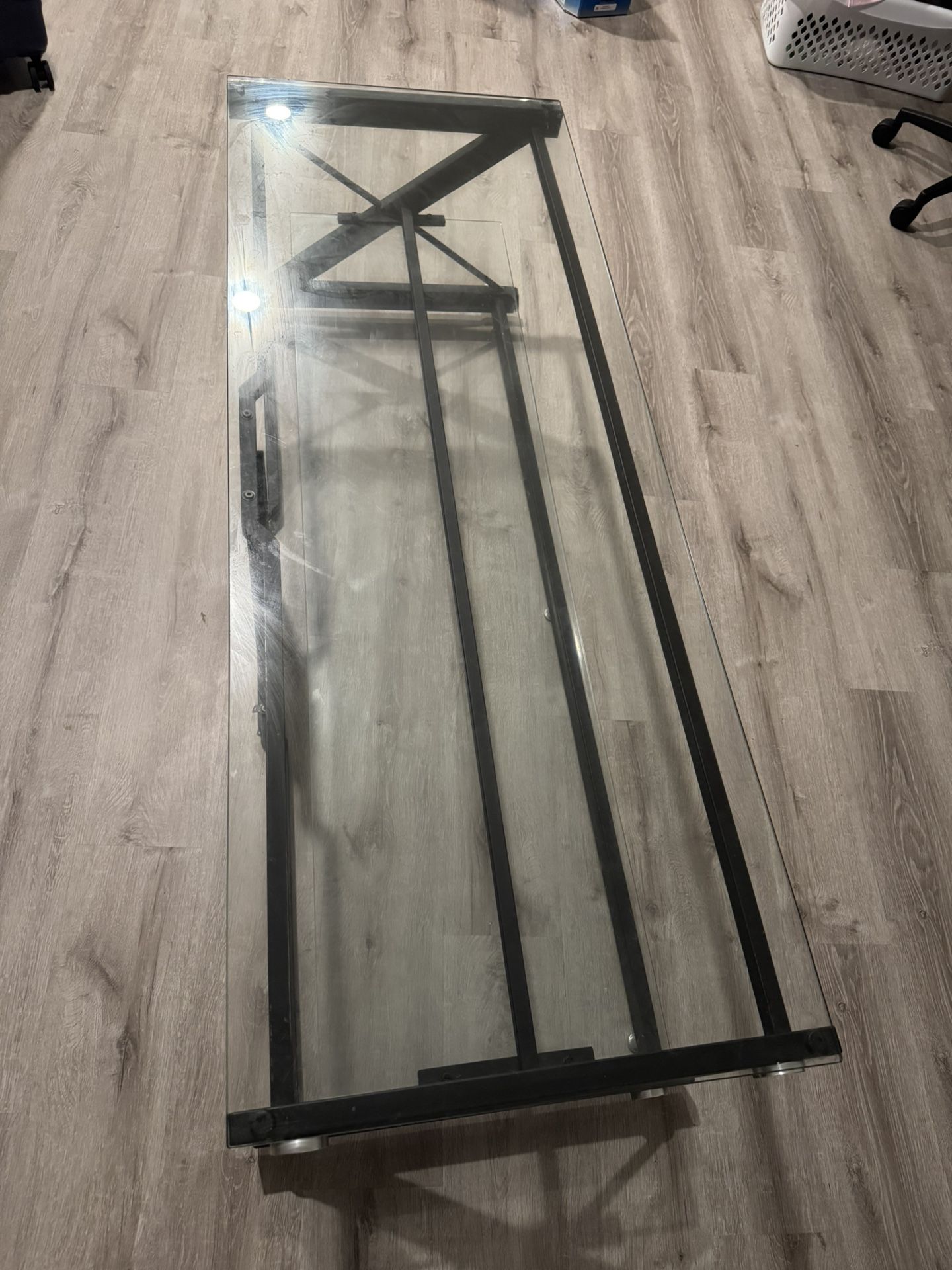 glass coffee table