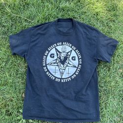 Y2K GG Allin Band Shirt War In My Head Size Large