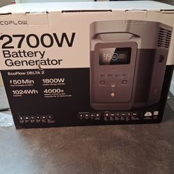 Brand New 2700 W Battery Generator 
