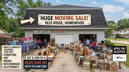 Huge Moving Sale!!