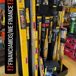 STABILA LEVELS/LASER-NIVELES NUEVO INVENTARIO/NEW INVENTORY**(FINANCIAMOS/WE FINANCE)**
