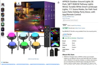 Outdoor Smart Ground Lights,